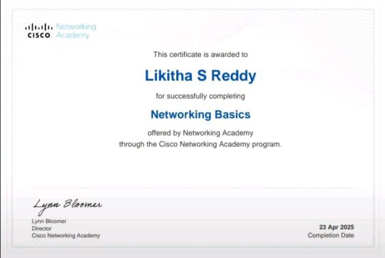 Likitha S Reddy - Portfolio